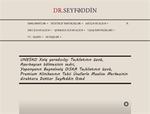 Tablet Screenshot of doktorseyfeddin.com